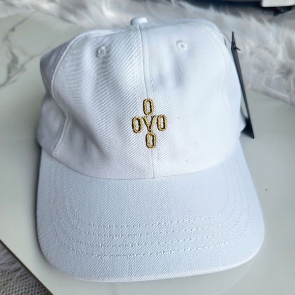 OVO White Hat with Gold Letters Adjustable Cap New with Tag - Picture 9 of 10